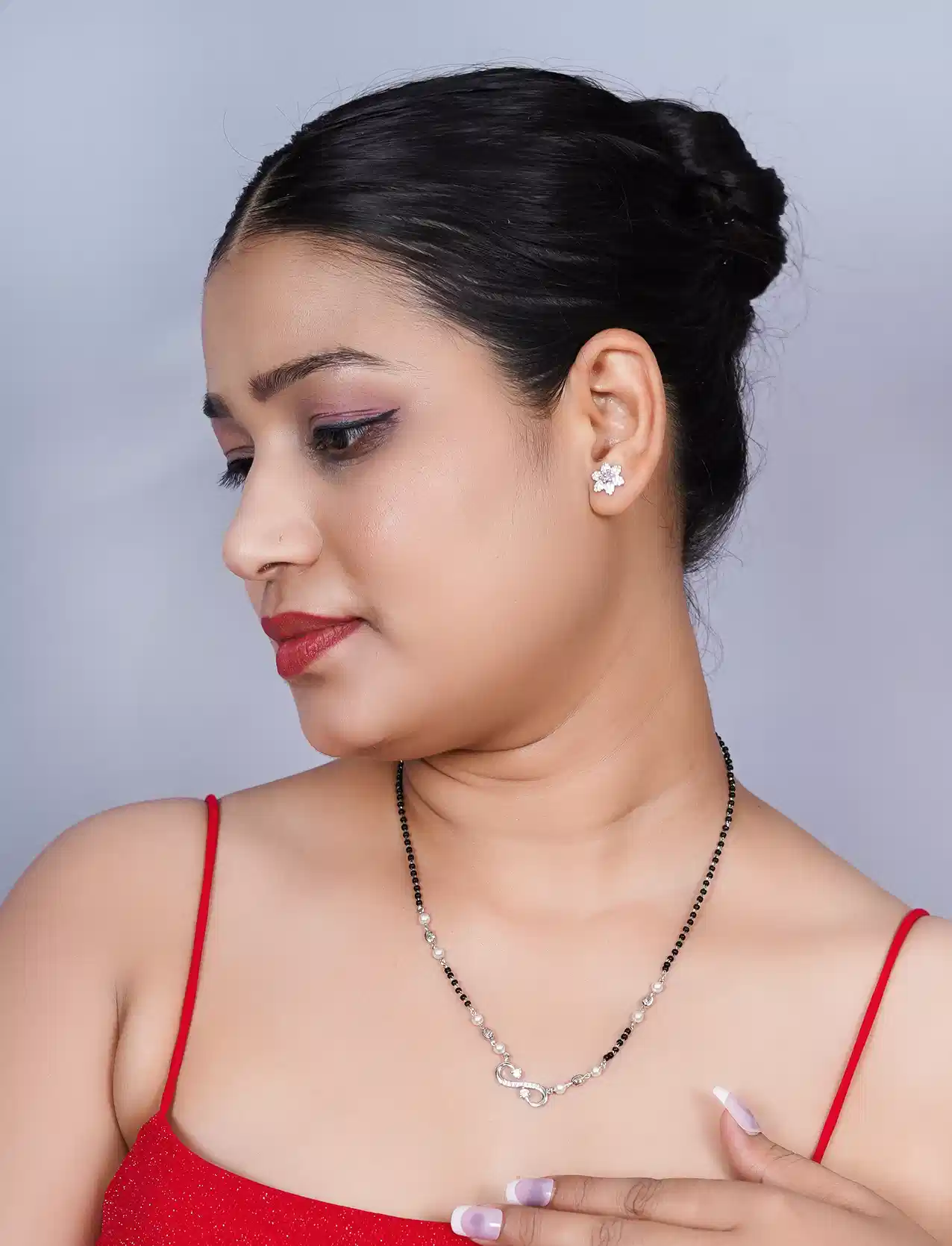 Ananta Love” Silver Mangalsutra